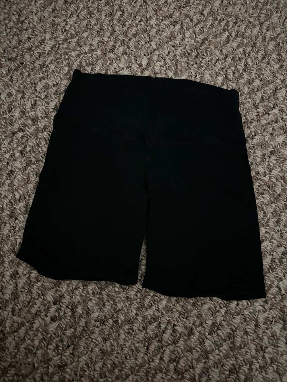 TNA Cotton Black Biker Shorts